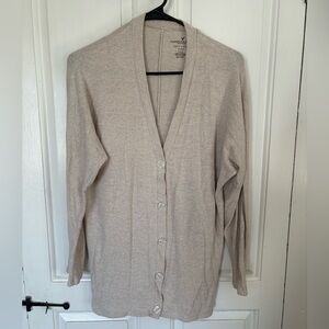 American Eagle Cream Cardigan